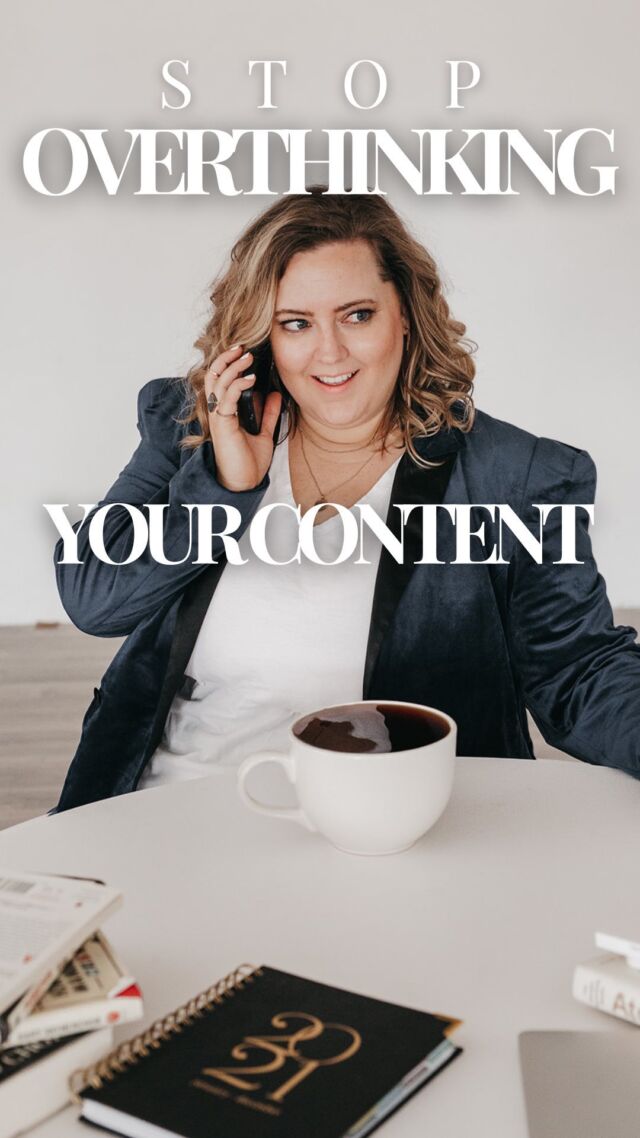 YOU ARE OVERTHINKING YOUR CONTENT

And it’s stopping you from creating consistency in your business. 

Don’t even look at how many views it gets. Some of mine have under 10 views and I don’t care. I learn something from every post. 

Whether it’s timing, or subject or message, there is a lesson to be learned but your pursuit of perfection is stopping you from learning those lessons. 

Just post something today. Anything. 

If you need some ideas, click my link in bio…

And if you want more social media tips for small businesses, follow @lauramilroymedia/

#socialmediatips #socialmediastrategist #instagramtips #entrepreneurlife #socialmediatrainer #smallbusinesscoach #socialmediastrategy #instagrambio #socialmediacontent #socialmediacoach #socialmediaspecialist #smallbusinessowner #socialmediahelp #contentstrategy #contenthelp